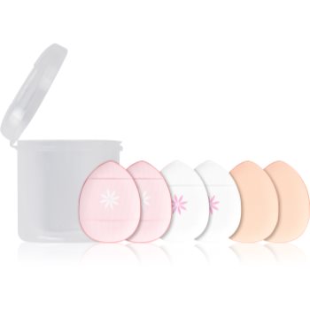 Brushworks Mini Pillow Puffs dischete demachiante faciale - imagine 2